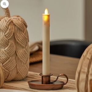 Elegant Luminara Cream Flameless Candle, NEW IN BOX